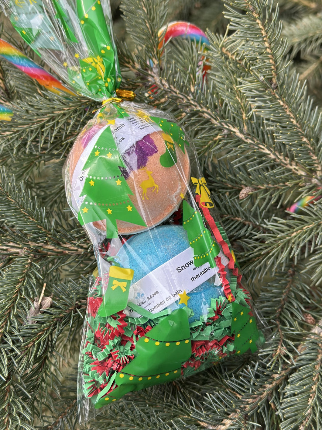Christmas Bath bombs Gift Bag
