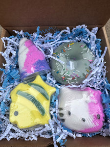 Shapes Bath bomb gift set (4 pack)